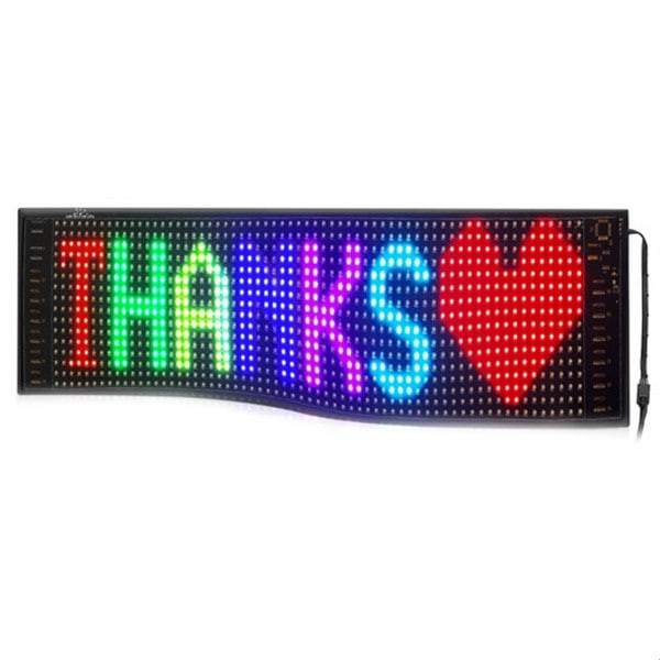 نمایشگر LED منعطف خودرو با پنل ماتریکسی