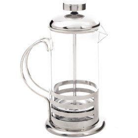 قهوه ساز فرنچ پرس با بدنه شیشه ای مقاوم و طراحی مدرن